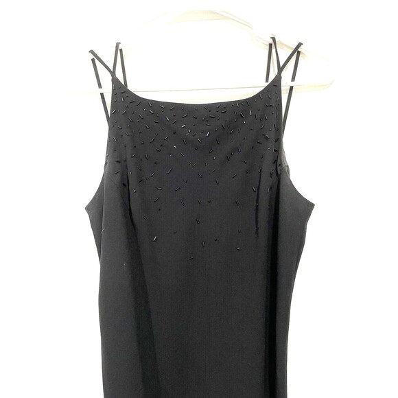 Vtg 90s Jones Wear Prom Evening Cocktail Maxi Dress" Sz 8 Beaded Dress - Picture 2 of 7
